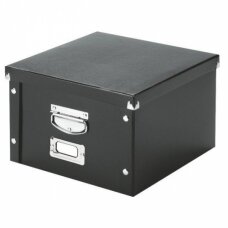 Archyvinė dėžė Leitz, 369x484x200mm, A3, juoda, nuimamas dangtis  0830-210