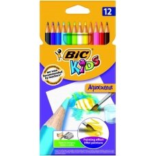 Bic Spalvoti pieštukai Aquacouleur 12 spalvų rinkinys 8575613