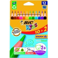 Bic Spalvoti pieštukai Evolution Triangle 12 spalvų rinkinys 8871462