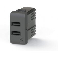 Ecost prekė po grąžinimo 4box, USB 2.4 USB sieninis lizdas 2.4 amp, suderinamas su Bticino Livinlig