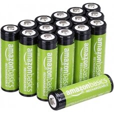 Ecost prekė po grąžinimo Amazon Basics AA įkraunamos baterijos 16 pakuotės (išvaizda gali