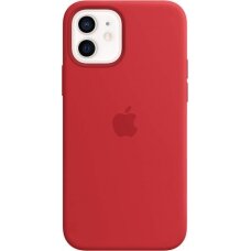 Ecost prekė po grąžinimo Apple Silicone Magsafe dėklas (iPhone 12 | iPhone 12 Pro), raudona