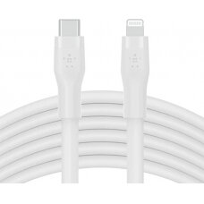 Ecost prekė po grąžinimo Belkin Boostcarge Flex Silicone USBC Lightning Cable 3M MFI sert