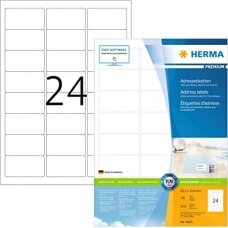 Ecost prekė po grąžinimo HERMA 4645 63,5x33,9 mm spalvoto lazerinio popieriaus stačiakamp