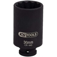 Ecost prekė po grąžinimo KS įrankiai 150.1707 Specialus lizdas 12pt, 1/2 , 36 mm
