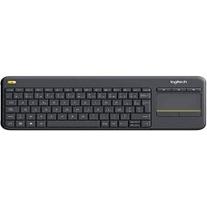 Ecost prekė po grąžinimo Logitech K400 Wireless Plus TV klaviatūra su jutikline dalimi, 2,4 GHz jung