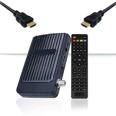Ecost prekė po grąžinimo Mini Sat HD skaitmeninis imtuvas (HDTV, DVBS/S2, Full HD 1080p) [HDMI, 2x U