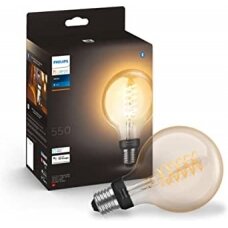 Ecost prekė po grąžinimo Philips Lighting Hue White filament G93 lemputė su pritvirtintu