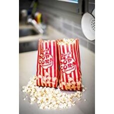 Ecost prekė po grąžinimo Popcorn krepšiai 42,5 g vidutinės rudos ir raudonos spalvos pop kukurūzų p