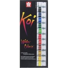 Ecost prekė po grąžinimo Sakura Pens & Markers Koi akvarelės rinkinys 12/pkg