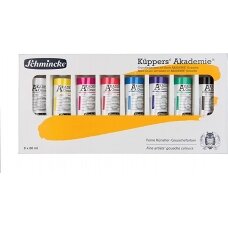 Ecost prekė po grąžinimo, Schmincke - Küppers Gouache, pagrindinių spalvų rinkinys, 8 x 2,03 fl oz /