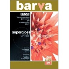 Fotopopierius Barva Profi Super Blizgus, 255 g/m², A3, 20 lapų