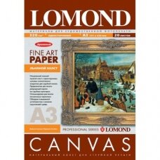 Fotopopierius Lomond Fine Art Canvas Ultra Bright 340g/m2 A3, 20 lapų