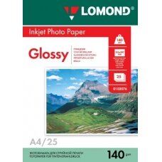 Fotopopierius Lomond Photo Inkjet Paper Blizgus 140 g/m2 A4, 25 lapai