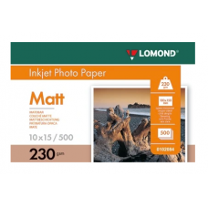 Fotopopierius Lomond Photo Inkjet Paper Matinis 230 g/m2 10x15, 500 lapų