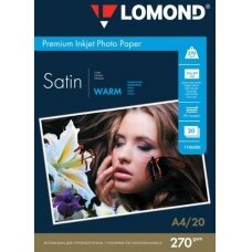 Fotopopierius Lomond Premium Photo Paper Satininis 270 g/m2 A4, 20 lapų, Warm
