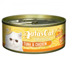 Konservuotas ėdalas katėms AATAS, Tantalizing, Chicken and Tuna, skardinėje, 80 g