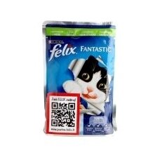 Konservuotas ėdalas katėms FELIX Fantastic, su triušiena, 85 g