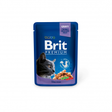Konservuotas maistas katėms Brit Premium Cod Fish 100g