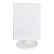 Kosmetinis veidrodis su LED apšvietimu (baltas)