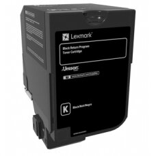 Lexmark 74C20K0 Lazerinė kasetė, Juoda
