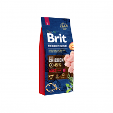 Sausas maistas šunims Brit Premium by Nature Adult L 15 kg