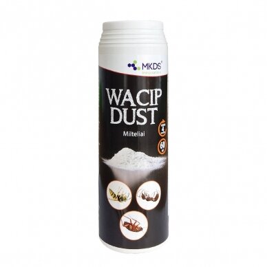 Širšių, skruzdėlių, tarakonų naikinimo priemonė milteliai Wacip Dust 500 g.