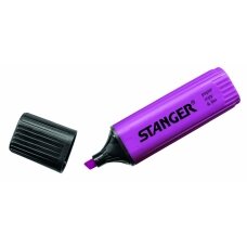 Stanger Teksto žymeklis 1-5 mm, tamsiai violetinis, pakuotėje 10 vnt 180011000