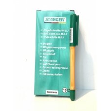 Stanger Tušinukas Finepoint Softgrip 0.7 mm, žalias, pakuotėje 1 vnt 18000300058