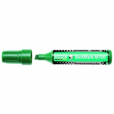 Stanger Permanentinis žymeklis M700 1-7 mm, žalias, pakuotėje 6 vnt 717003