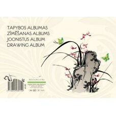 Tapybos albumas SMLT, A4, 160 g, klijuotas, (40)  0708-204
